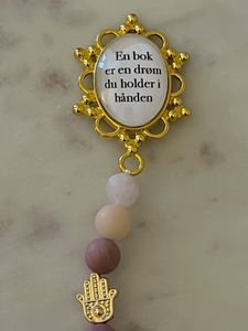 Hovedbilde Boksmykke Rosa perler og charms